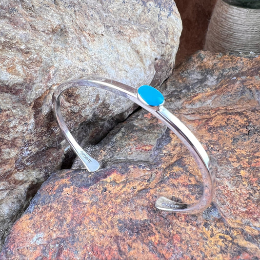 Sleeping Beauty Petite Cuff Bracelet by Artie Yellowhorse