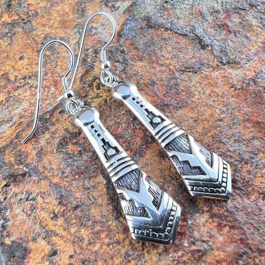 David Rosales Silver Country Sterling Silver Earrings