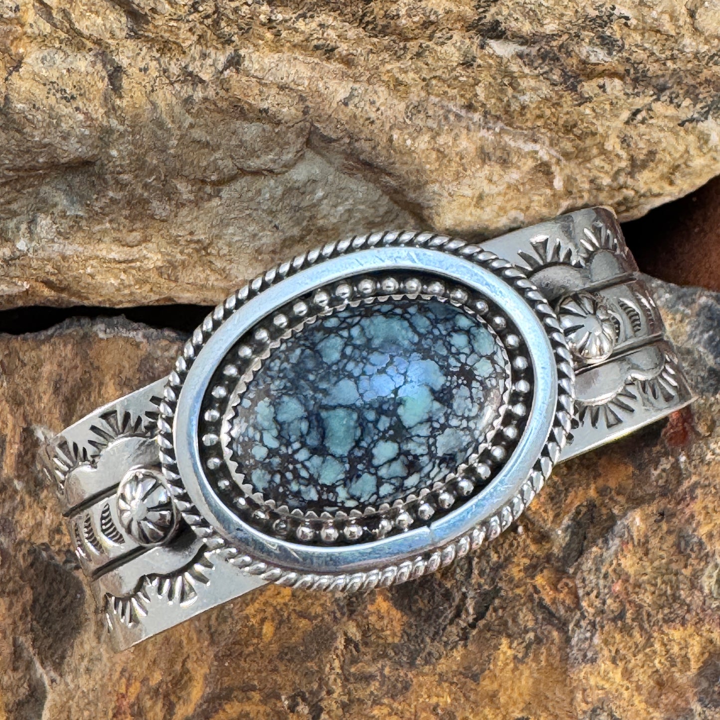 Vintage - Black Jack Turquoise Cuff – Estate