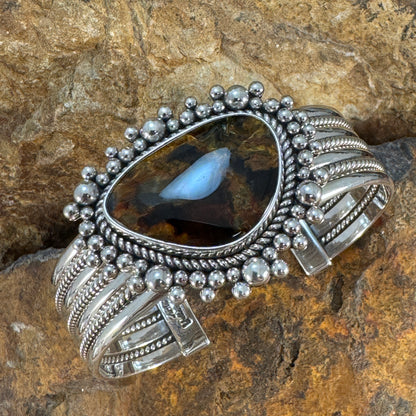 Pietersite Cluster Cuff Bracelet by Artie Yellowhorse