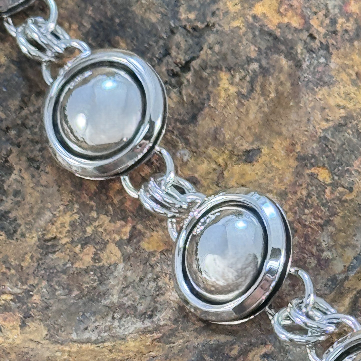 Sterling Silver Link Bracelet by Artie Yellowhorse