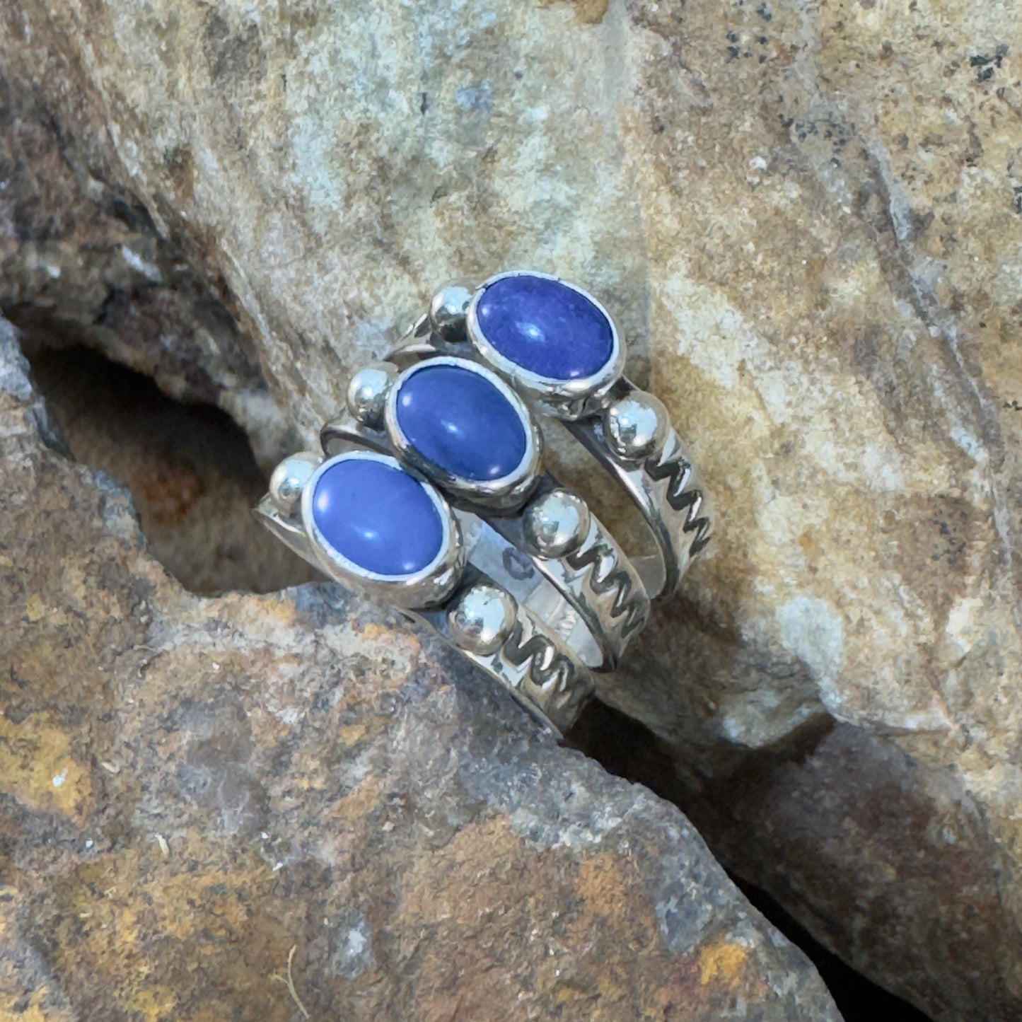 Lapis Lazuli Sterling Silver Ring by Ray Coriz