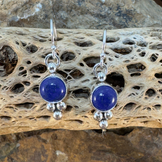 Lapis Lazuli Earrings by Artie Yellowhorse