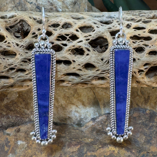 Lapis Lazuli Earrings by Artie Yellowhorse