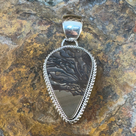 Deschutes Jasper Pendant by Artie Yellowhorse