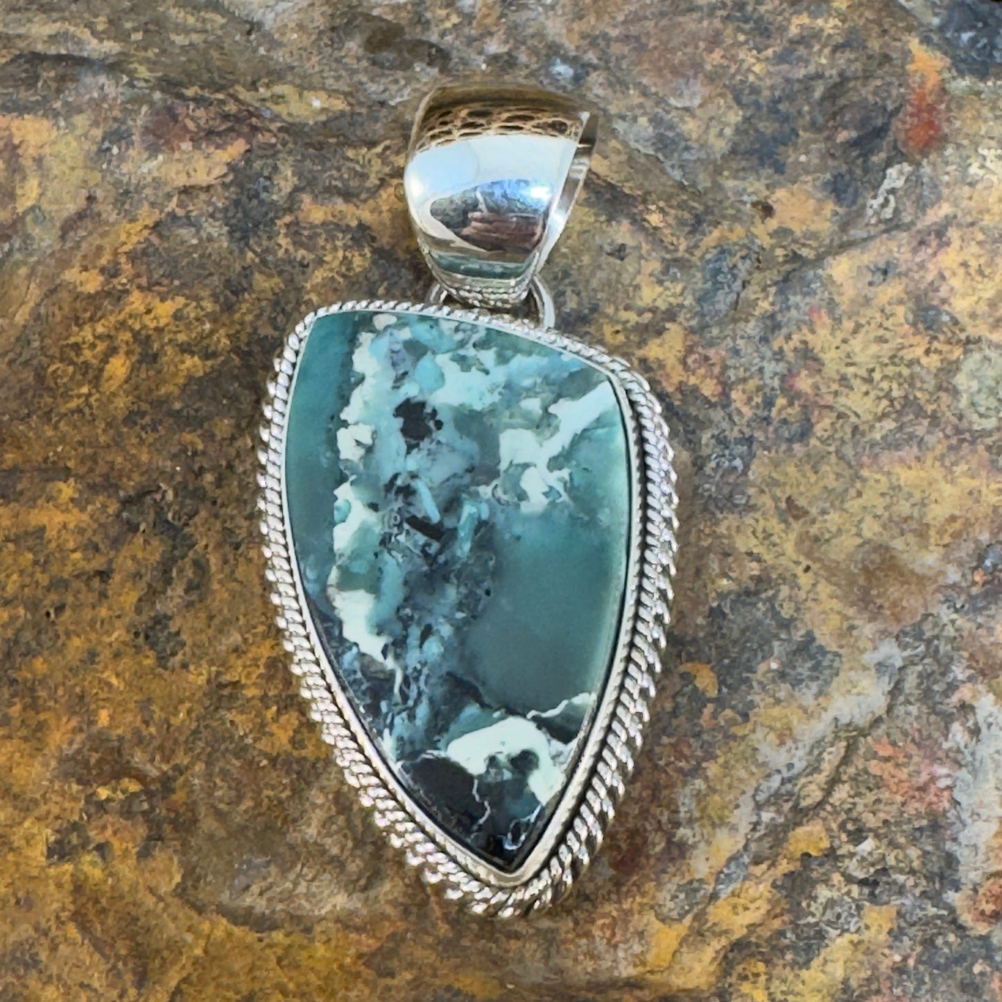 Variscite Pendant by Artie Yellowhorse