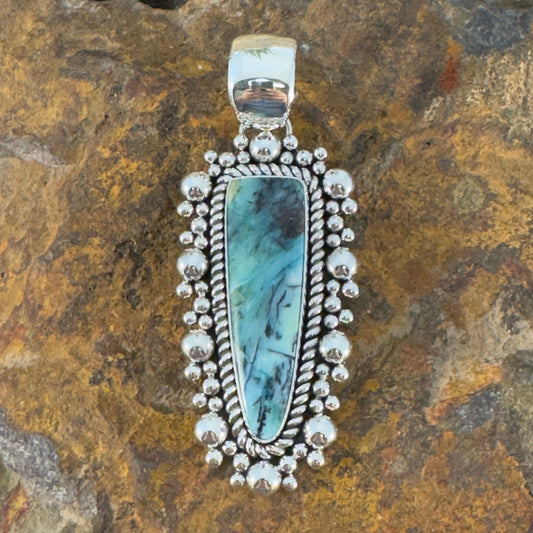Peruvian Opal Pendant by Artie Yellowhorse