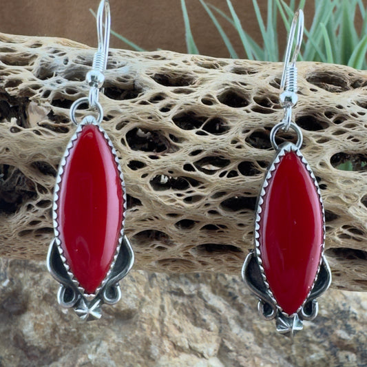 Rosarita Long Marquise Earrings by Mary Tso