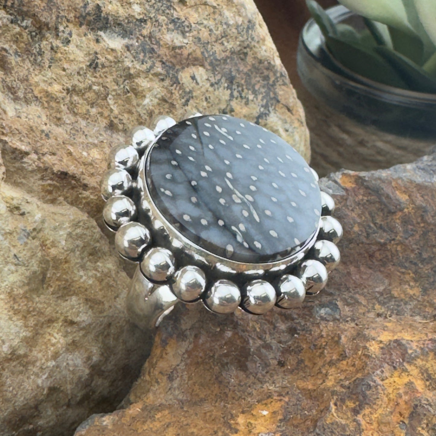 Palm Wood Ring by Artie Yellowhorse