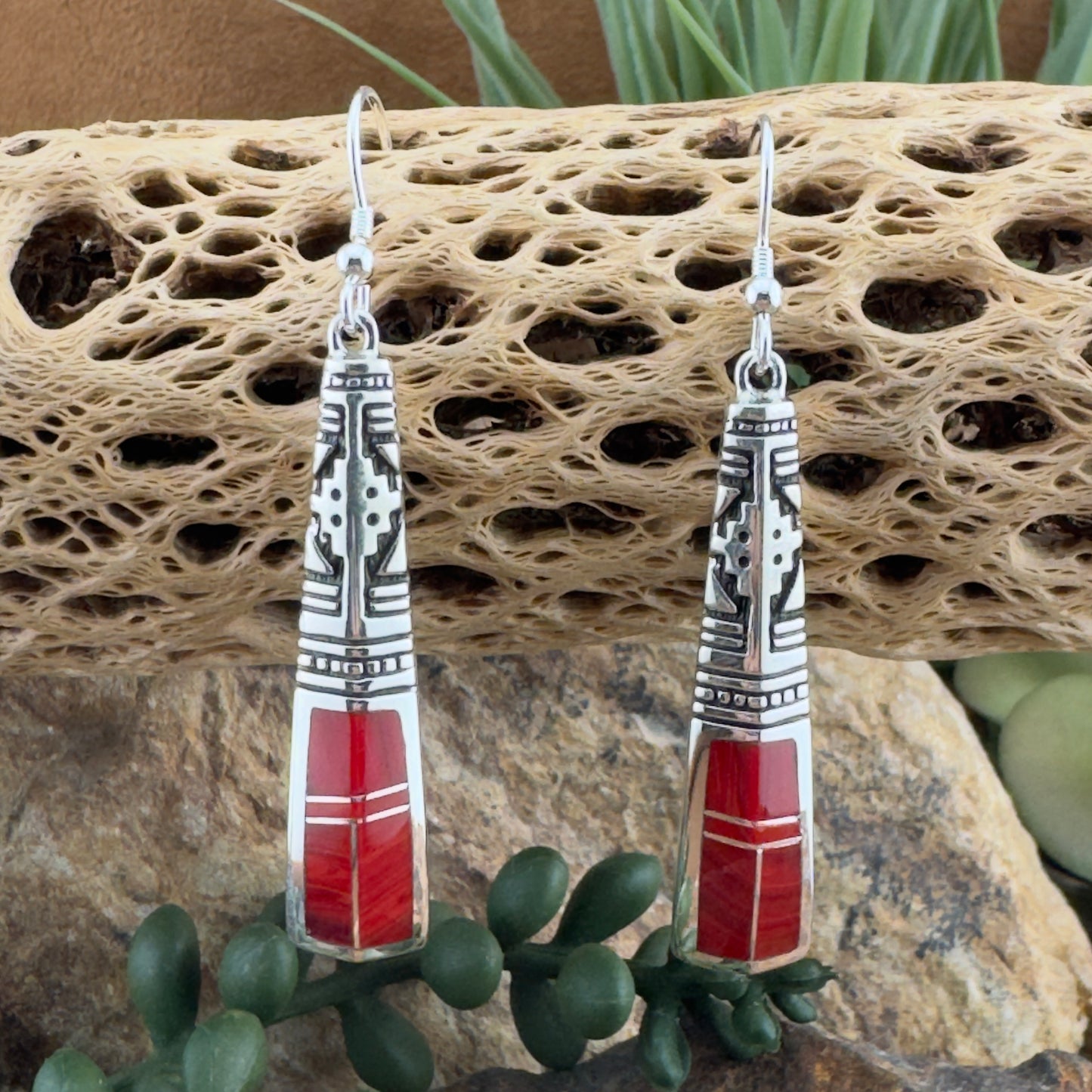 David Rosales Rosarita Sterling Silver Dangle Earrings