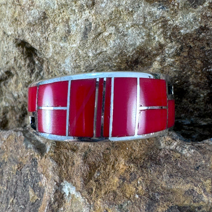 David Rosales Rosarita Inlaid Sterling Silver Ring