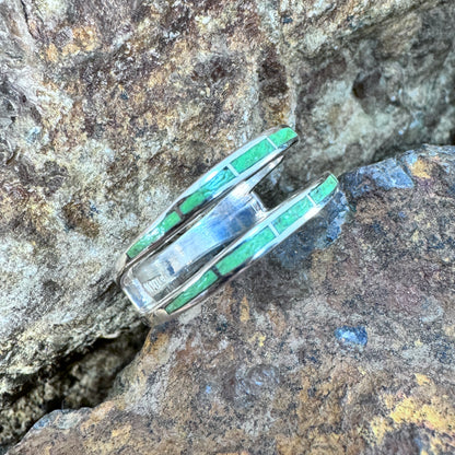 David Rosales Gaspiete Inlaid Sterling Silver Ring