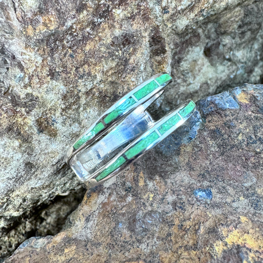 David Rosales Gaspiete Inlaid Sterling Silver Ring