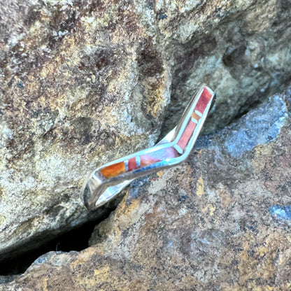 David Rosales Desert Fire Sterling Silver Ring