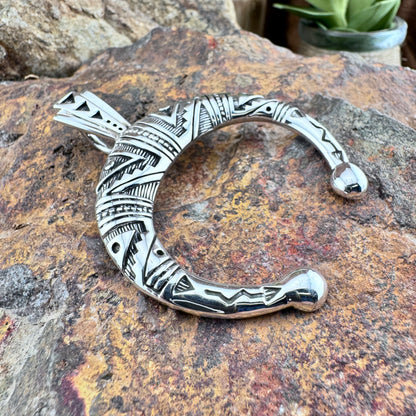 David Rosales Sterling Silver Naja Pendant