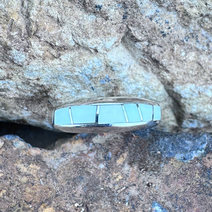 David Rosales Pristine Inlaid Sterling Silver Ring