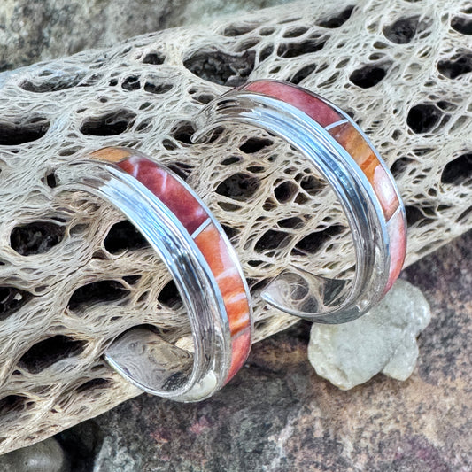 David Rosales Desert Fire Collection Hoop Earrings