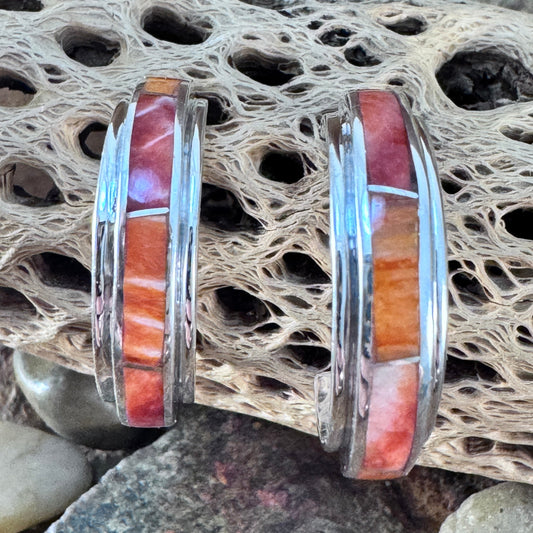 David Rosales Desert Fire Collection Hoop Earrings