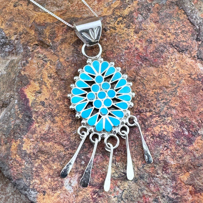 Inlaid Sleeping Beauty Necklace by Michelle Peina