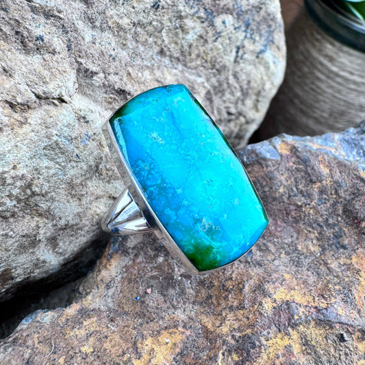 Sonoran Mountain Campitos Sterling Silver Ring by Kathy Webster