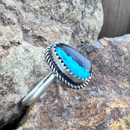 Bisbee Turquoise Ring by Mary Tso