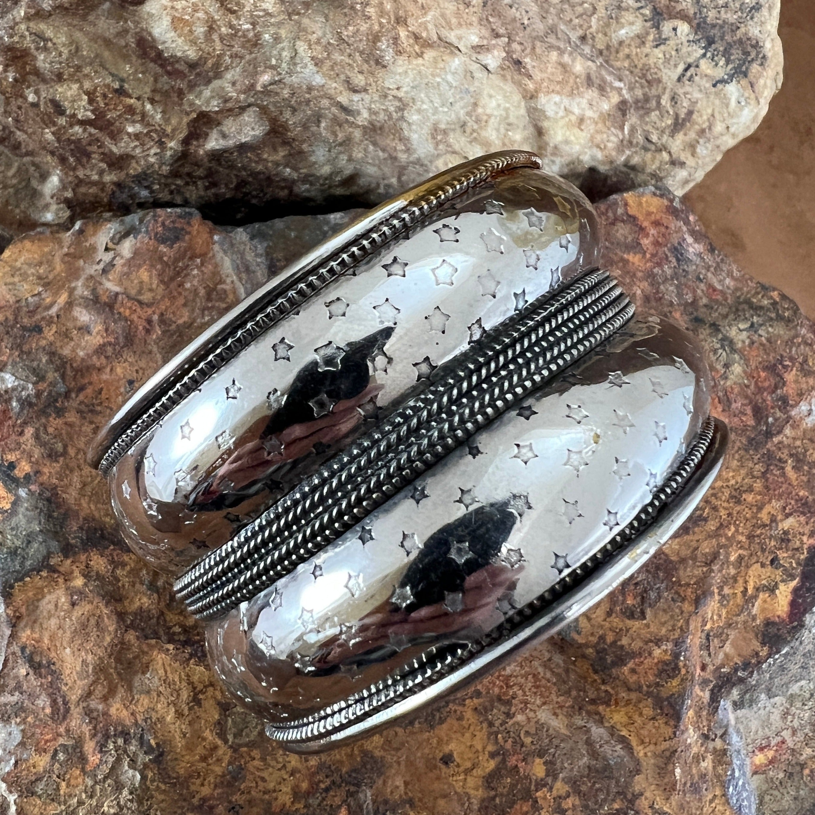 Navajo Old Pawn Vintage Turquoise & Sterling Silver Cuff Bracelet – Amanda  Radke