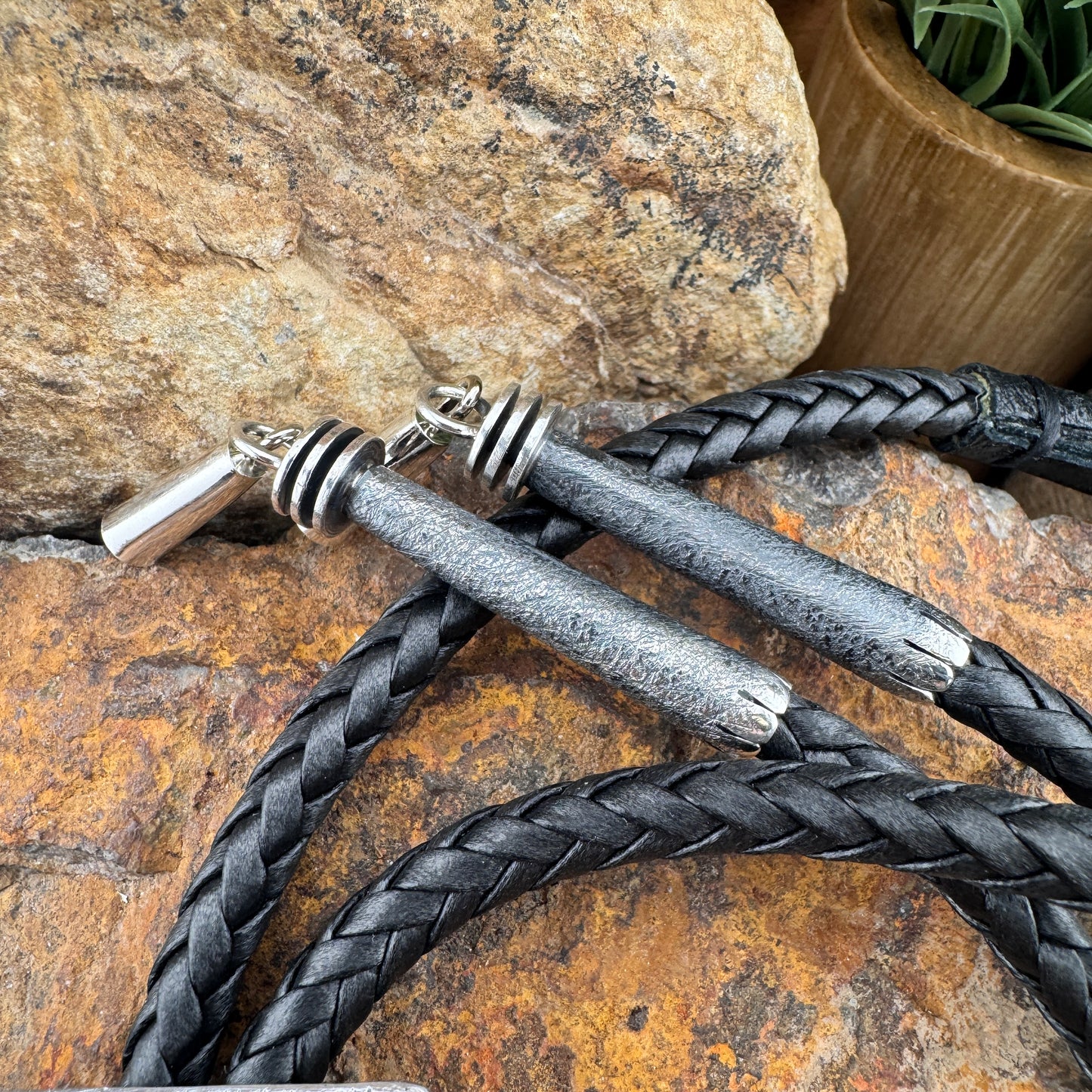 Sonoran Gold Turquoise Bolo Tie by Jack Tom