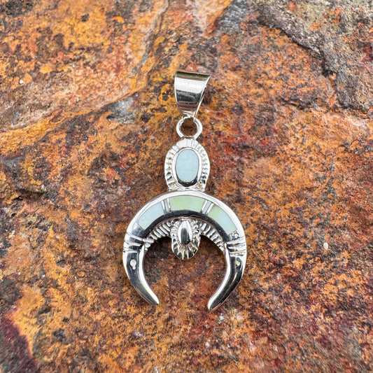 David Rosales Palomino Sterling Silver Pendant Naja