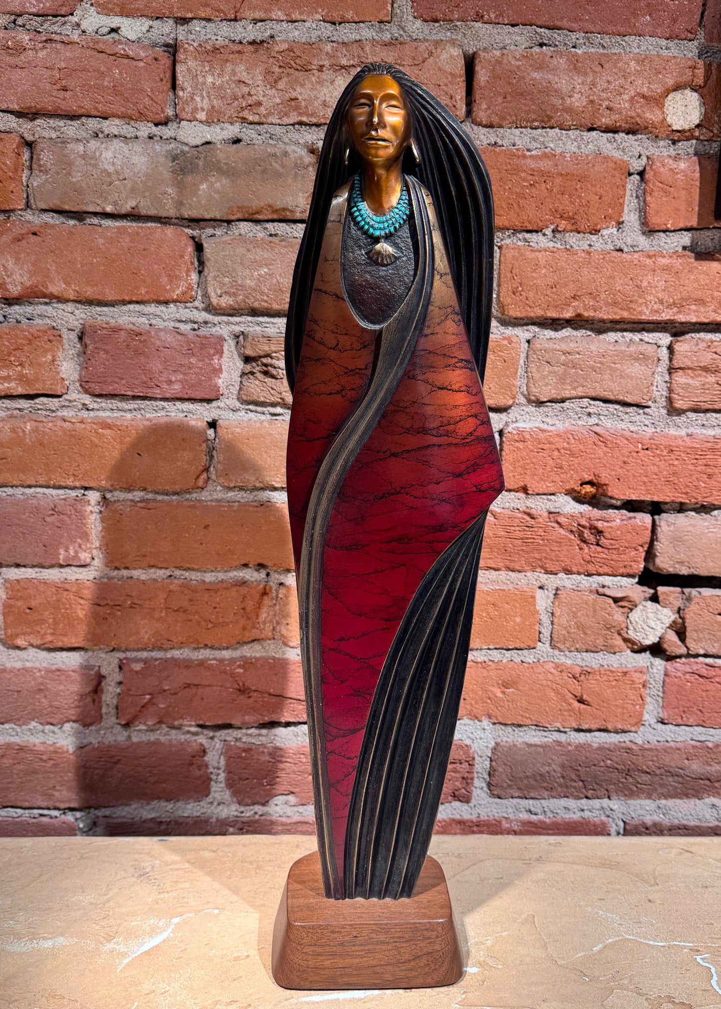 Voice of the Clay Spirit By Cliff Fragua, Jemez Pueblo, Native American Sculptor