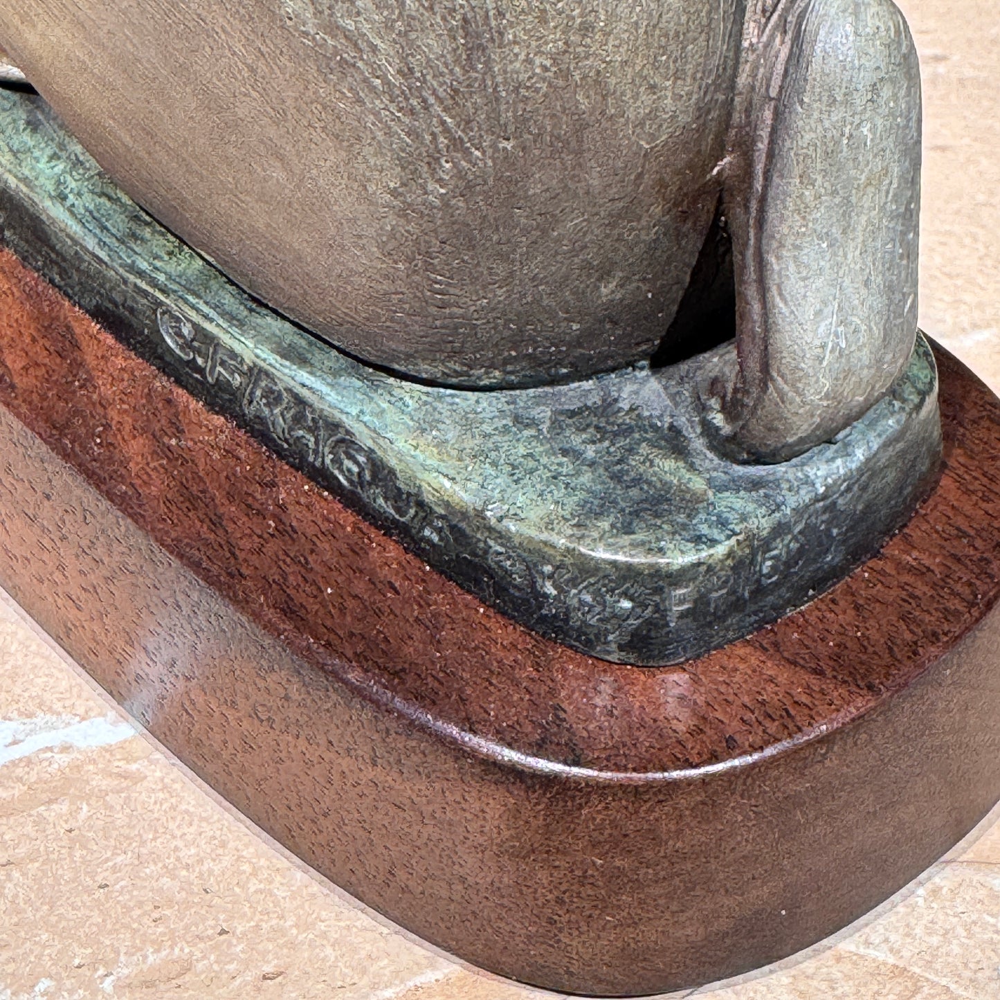 Piñon Harvest By Cliff Fragua, Jemez Pueblo, Native American Sculptor