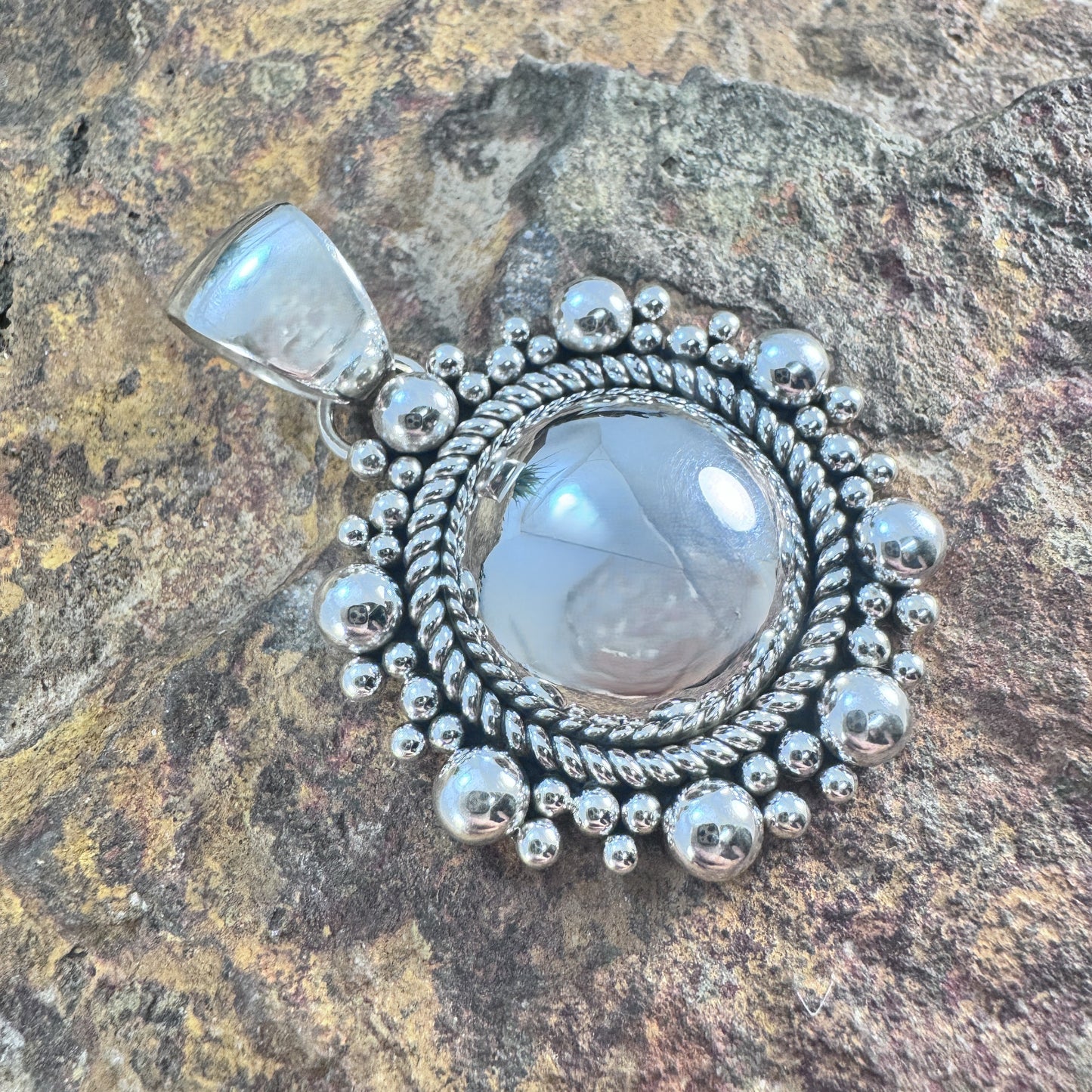 Sterling Silver Pendant by Artie Yellowhorse