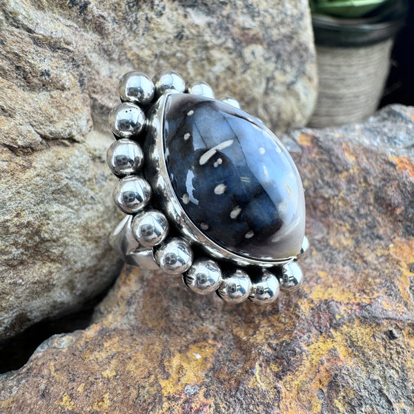 Palm Wood Ring by Artie Yellowhorse