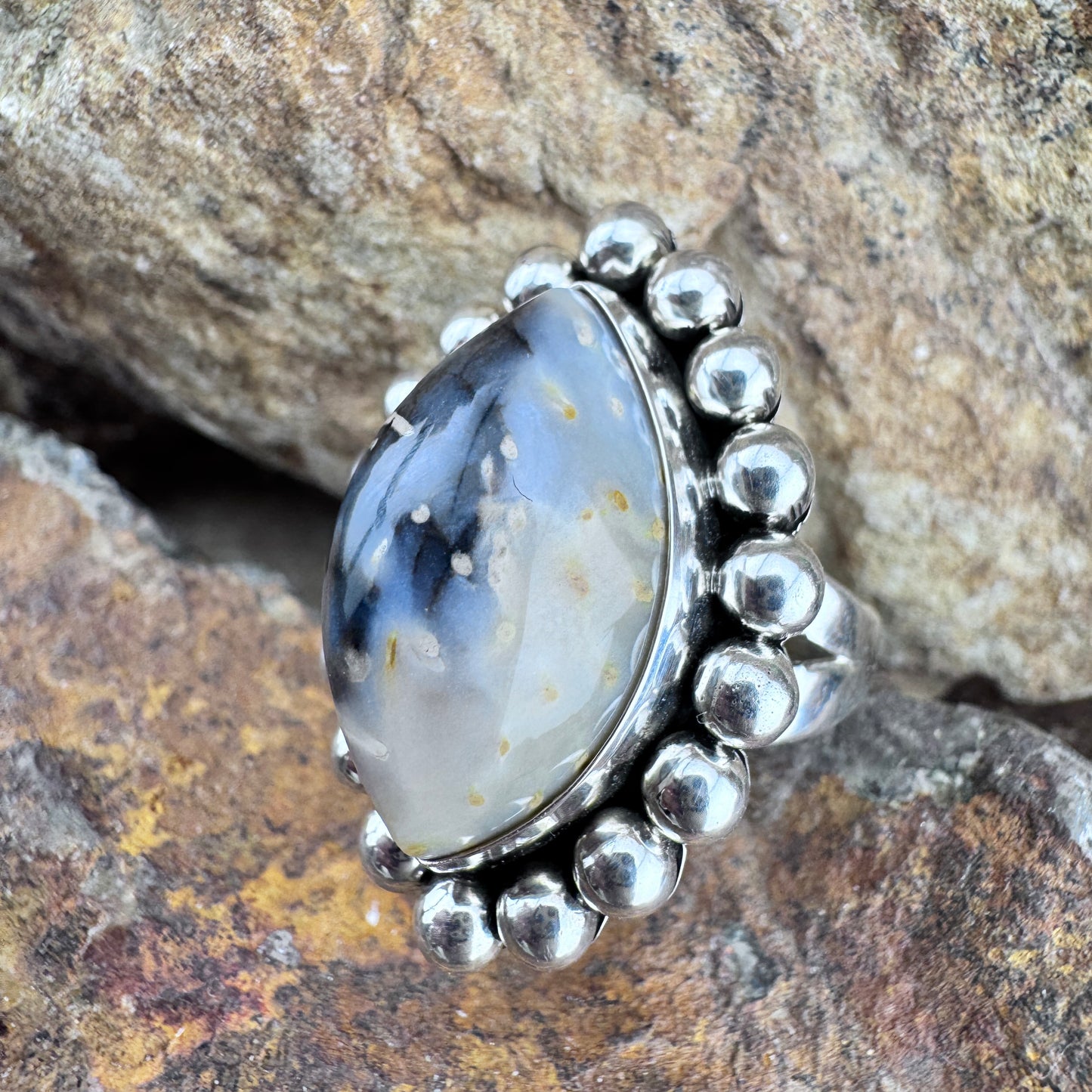 Palm Wood Ring by Artie Yellowhorse