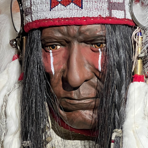Pahokatawa Native American Style Spirit Mask by Cindy Jo Popejoy