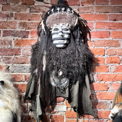The Medicine Man II Native American Style Spirit Mask by Cindy Jo Popejoy - Estate