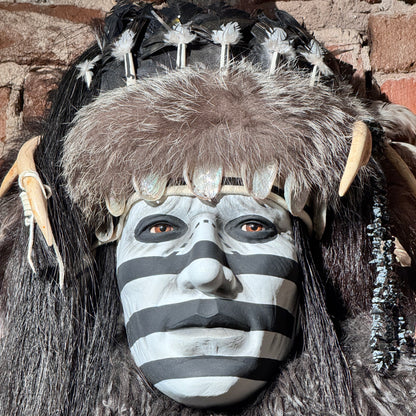 The Medicine Man II Native American Style Spirit Mask by Cindy Jo Popejoy - Estate