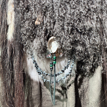 The Medicine Man II Native American Style Spirit Mask by Cindy Jo Popejoy - Estate