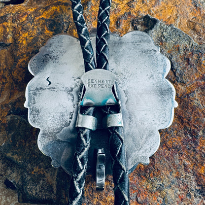 Vintage - 1960's Royston Turquoise Sterling Silver & Gold Bolo – Estate