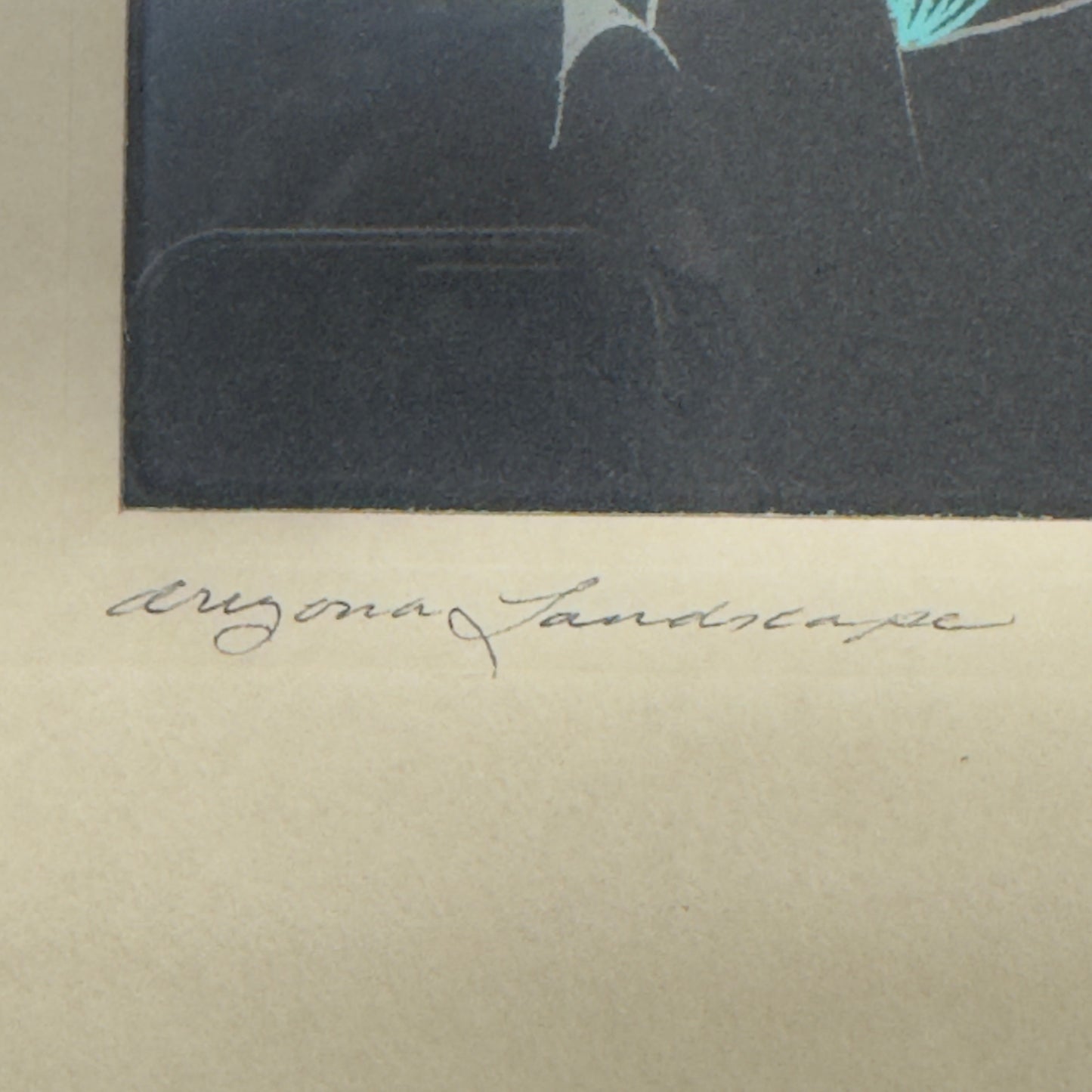 Arizona Landscape by David Paladin, Navajo