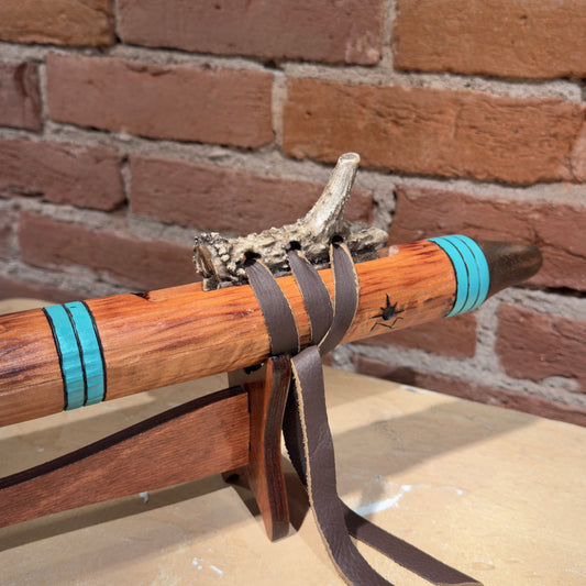 Native Sunrise - Key of G Spanish Cedar Flute by Ron Stuz