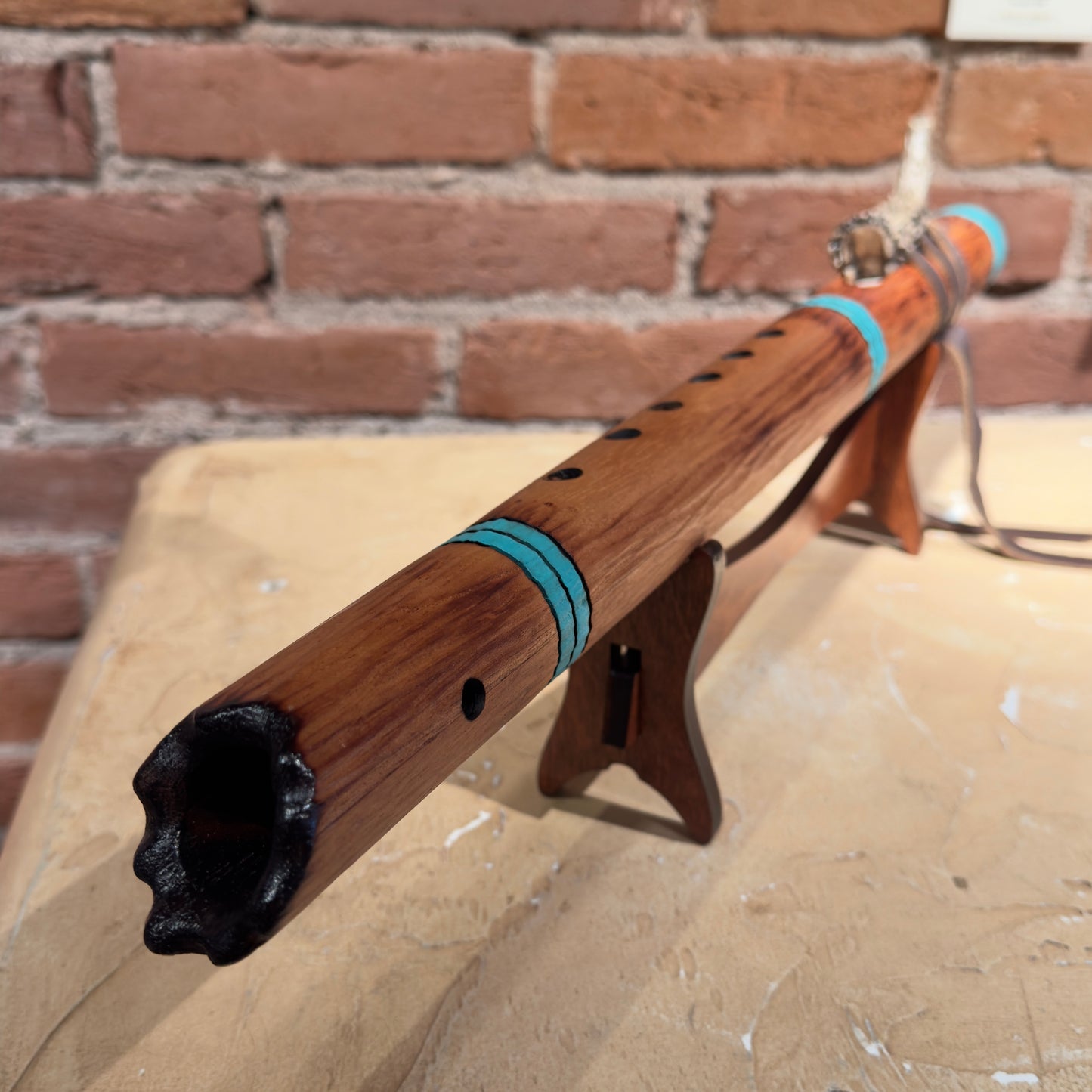 Native Sunrise - Key of G Spanish Cedar Flute by Ron Stuz