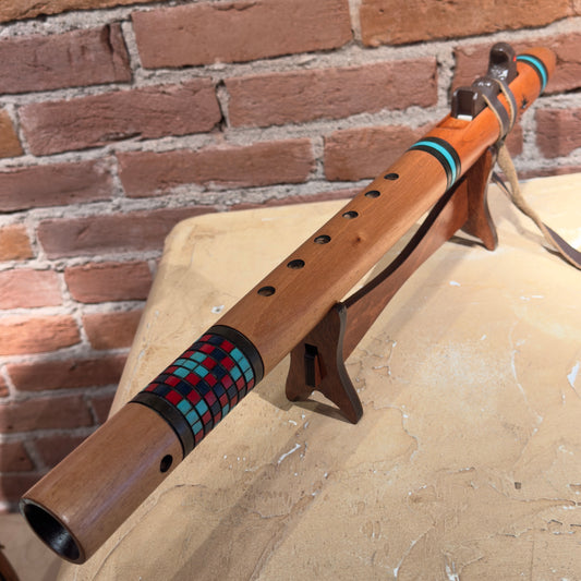 Native Sunrise - Key of F# Spanish Cedar Flute by Ron Stutz