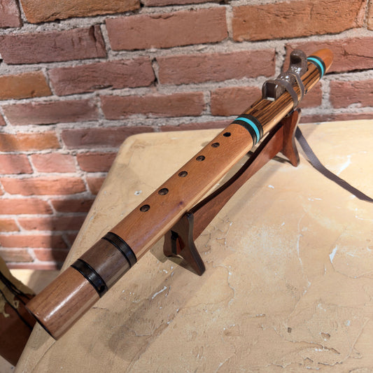 Native Sunrise - Key of A Spanish Cedar Flute by Ron Stutz