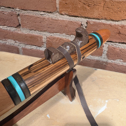 Native Sunrise - Key of A Spanish Cedar Flute by Ron Stutz