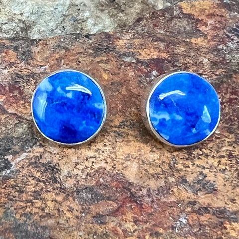 Blue Lapis Sterling Silver Earrings by Cathy Webster