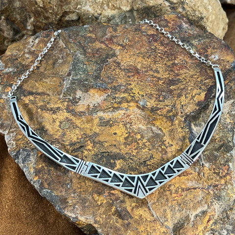 David Rosales Silver Country Sterling Silver Necklace