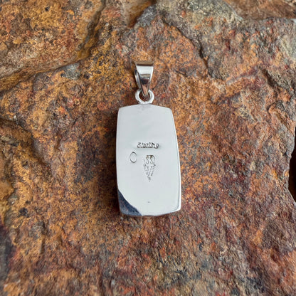 David Rosales Indian Summer Inlaid Sterling Silver Pendant