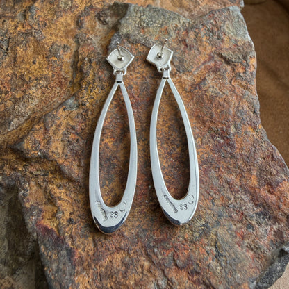 David Rosales Indian Summer Inlaid Sterling Silver Earrings