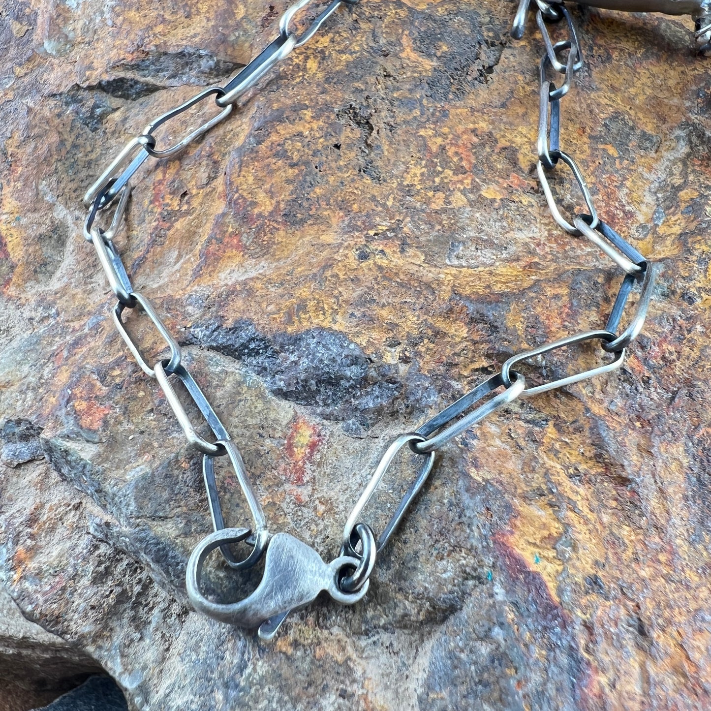 Ithaca Peak Kingman Turquoise Lariat by Jameson Garcia