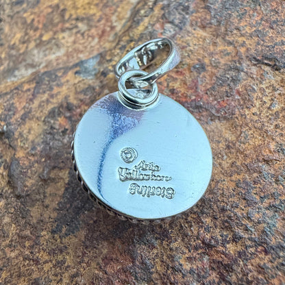 Sterling Silver Lapis Pendant by Artie Yellowhorse
